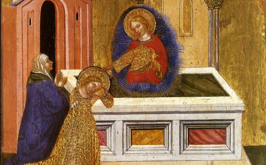 St. Lucy's Dream at St. Agatha's Tomb
14th-century painting by Giovanni di Bartolommeo Cristiani